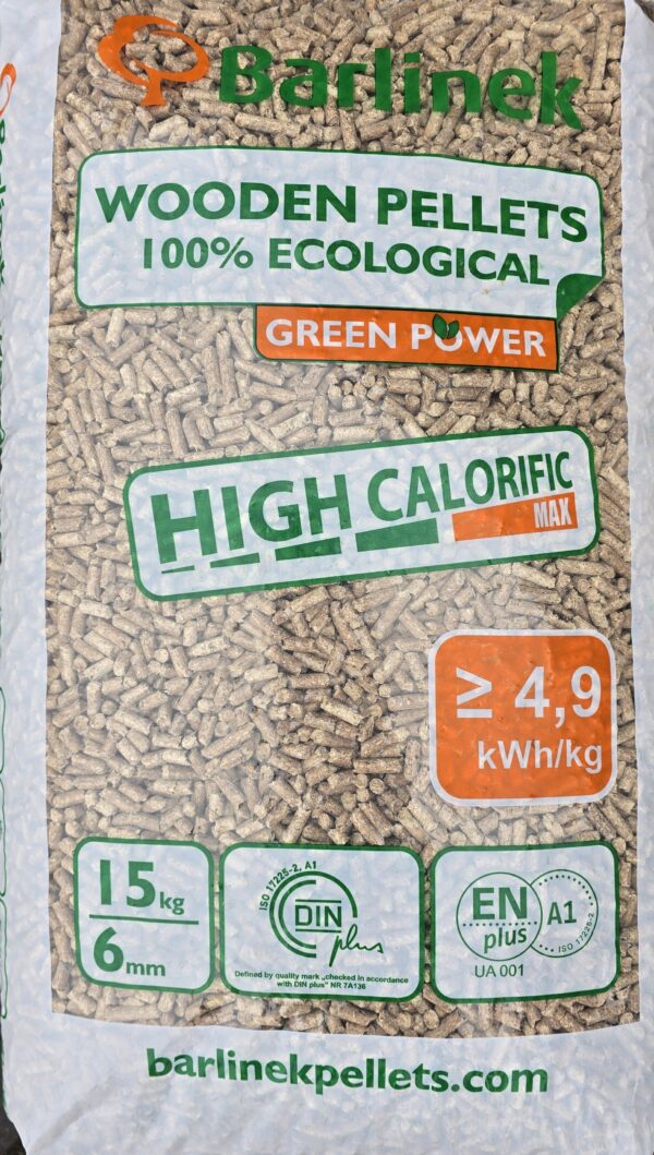 Pellet Drzewny PREMIUM!  „BARLINEK WOODEN PELLETS”