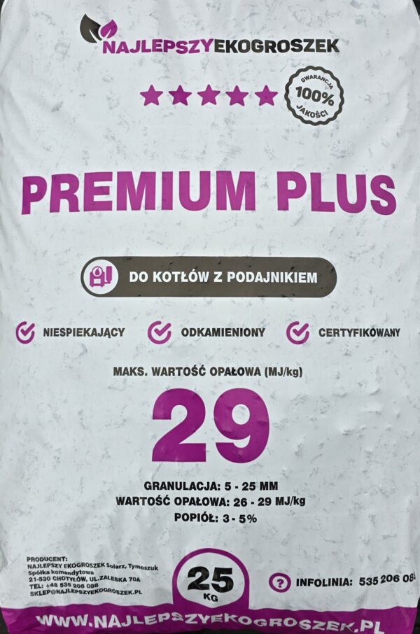 Ekogroszek Premium Plus